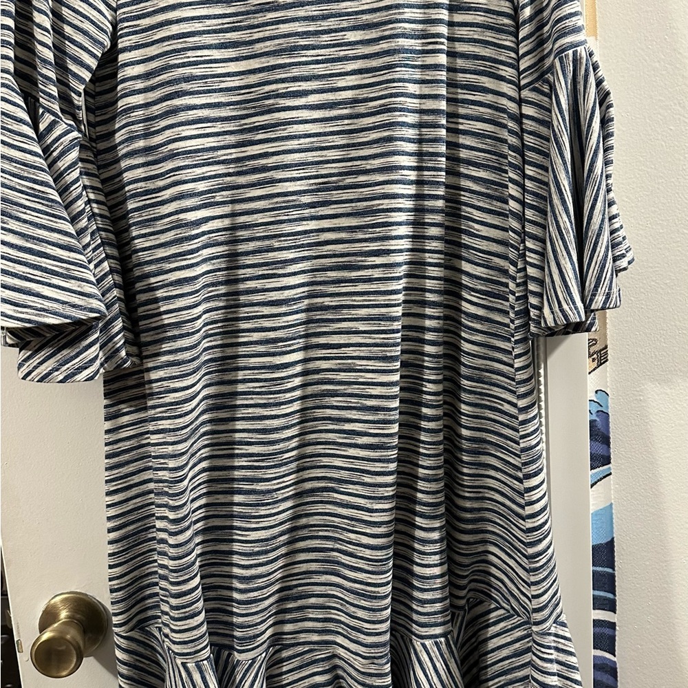 Women’s dress, stretch material, Lularoe. Never worn but removed tags.